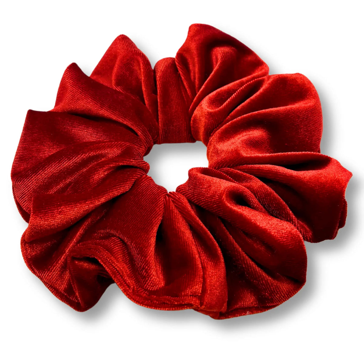 Burnt Orange Velvet Scrunchie