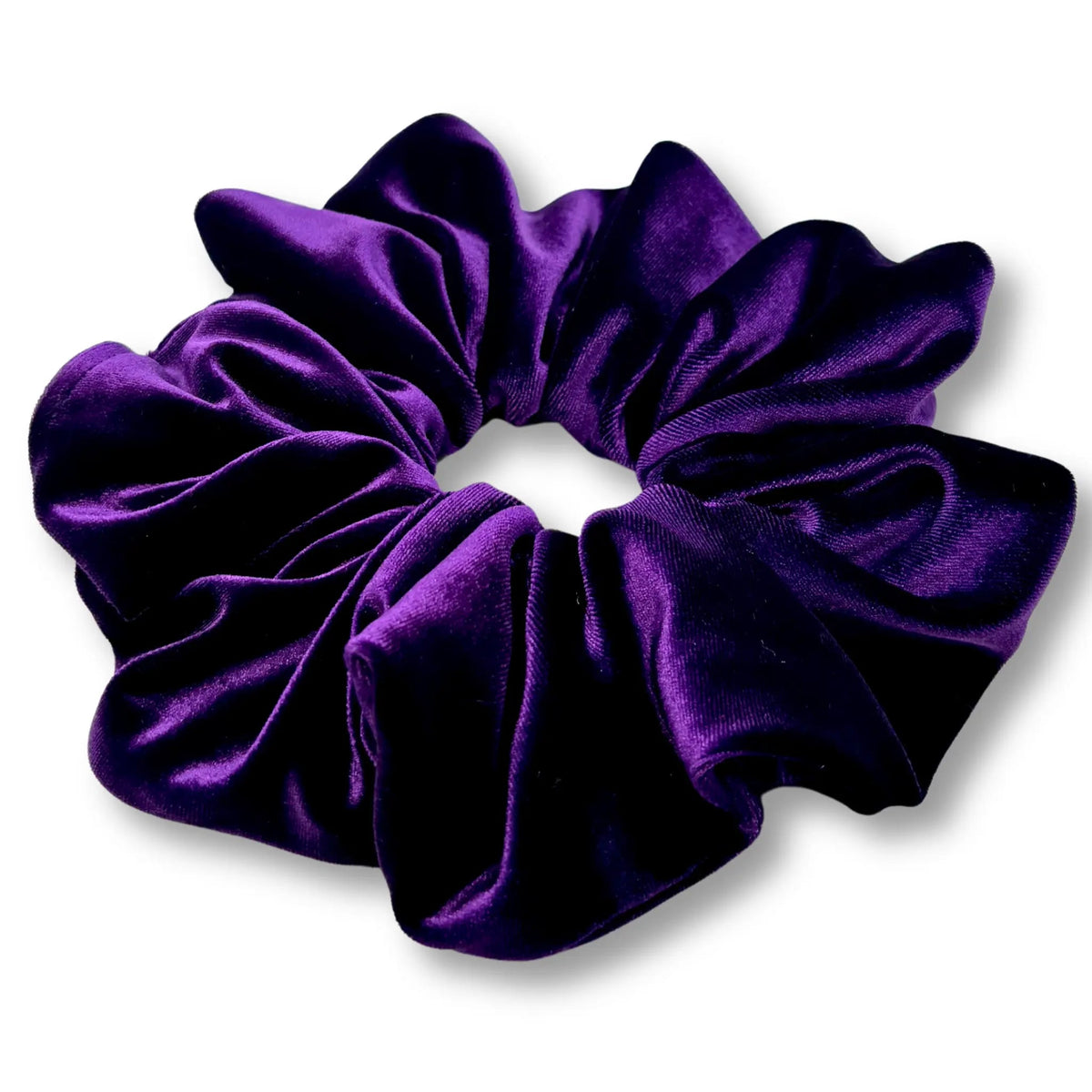 Purple Velvet Scrunchie