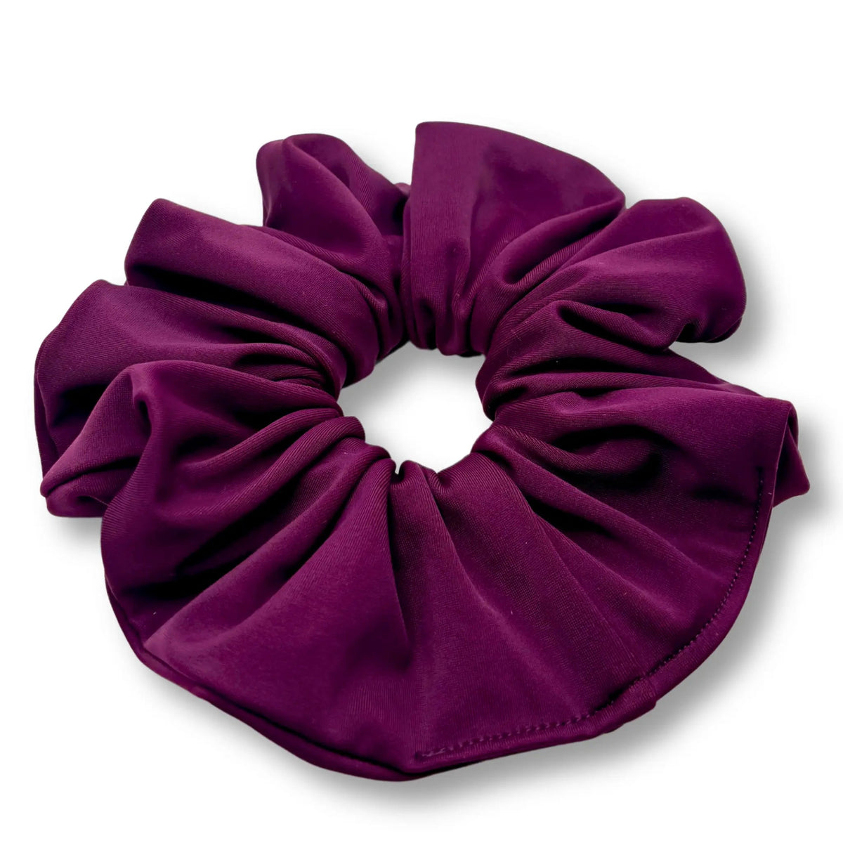Plum Spandex Scrunchie