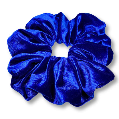 Royal Blue Velvet Scrunchie