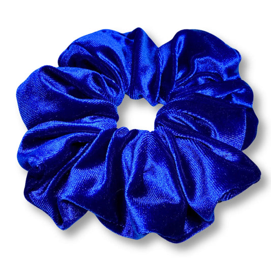 Royal Blue Velvet Scrunchie