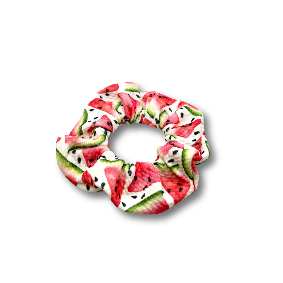 Mini Watermelon Summer Bullet Scrunchie
