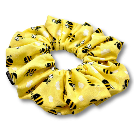 Yellow Bee Summer Scrunchie