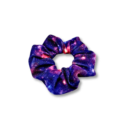 Mini Purple Galaxy Bullet Scrunchie