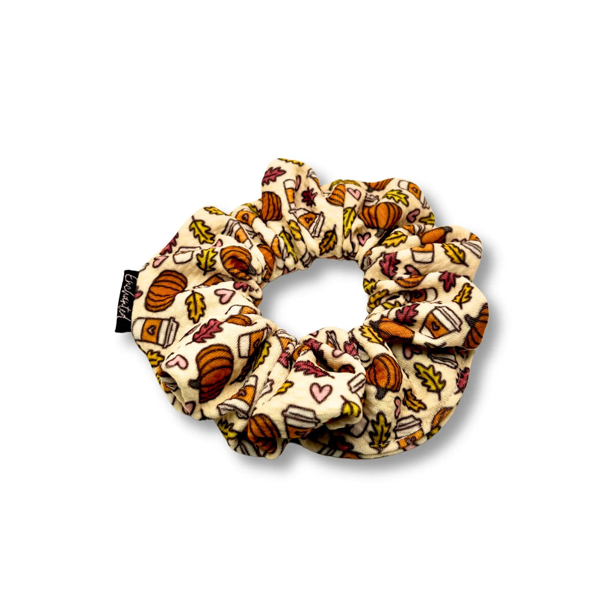 Mini Fall Coffee Bullet Scrunchie