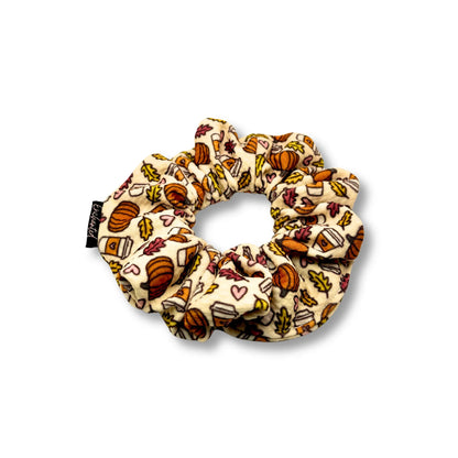 Mini Fall Coffee Bullet Scrunchie