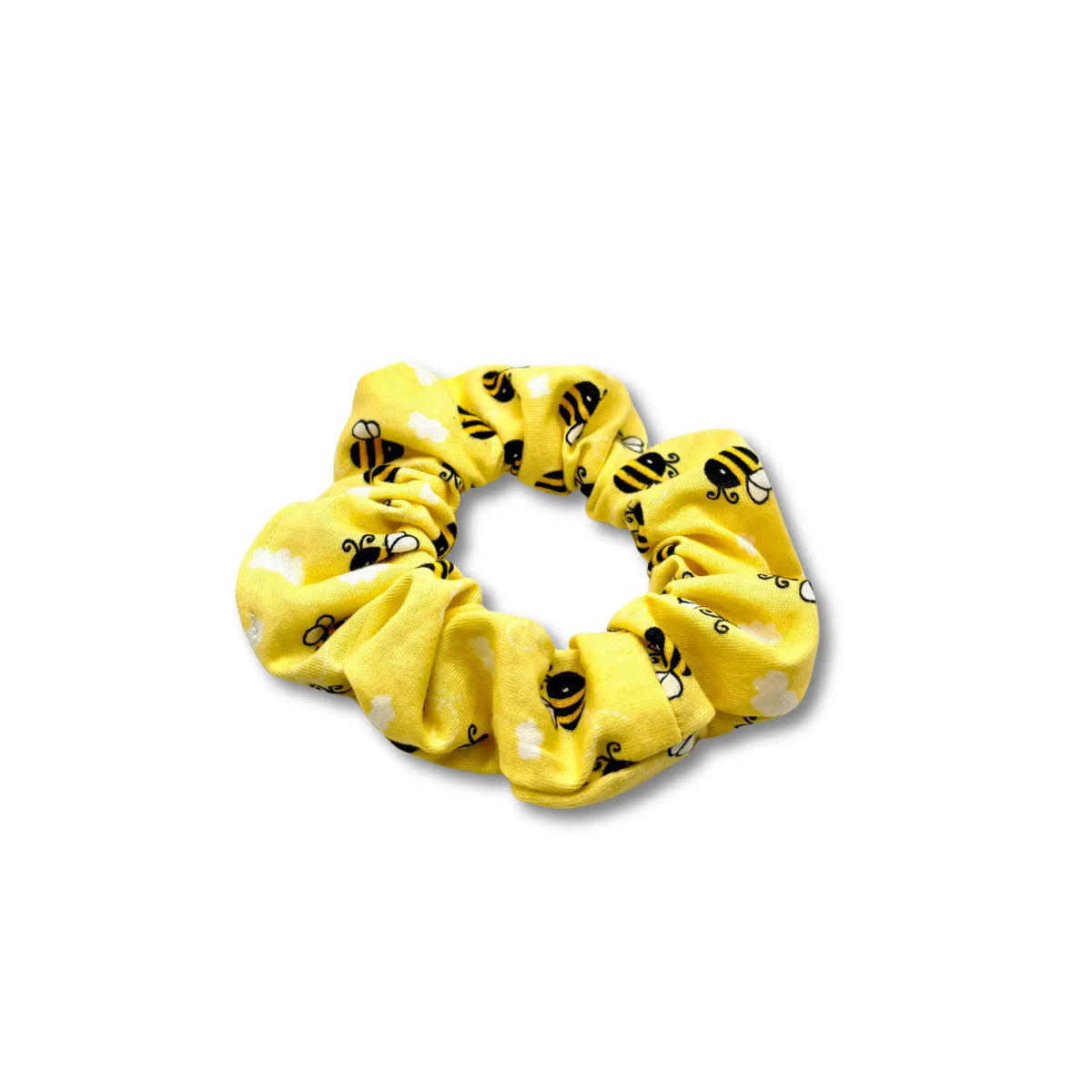 Mini Yellow Bee Summer Scrunchie