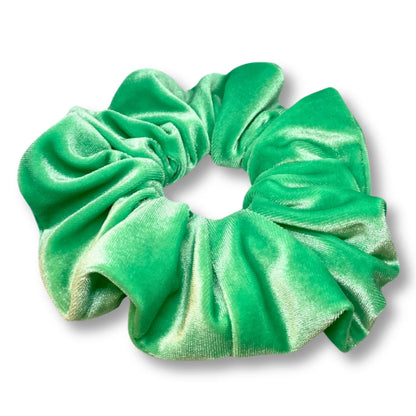 Mint Green Velvet Scrunchie
