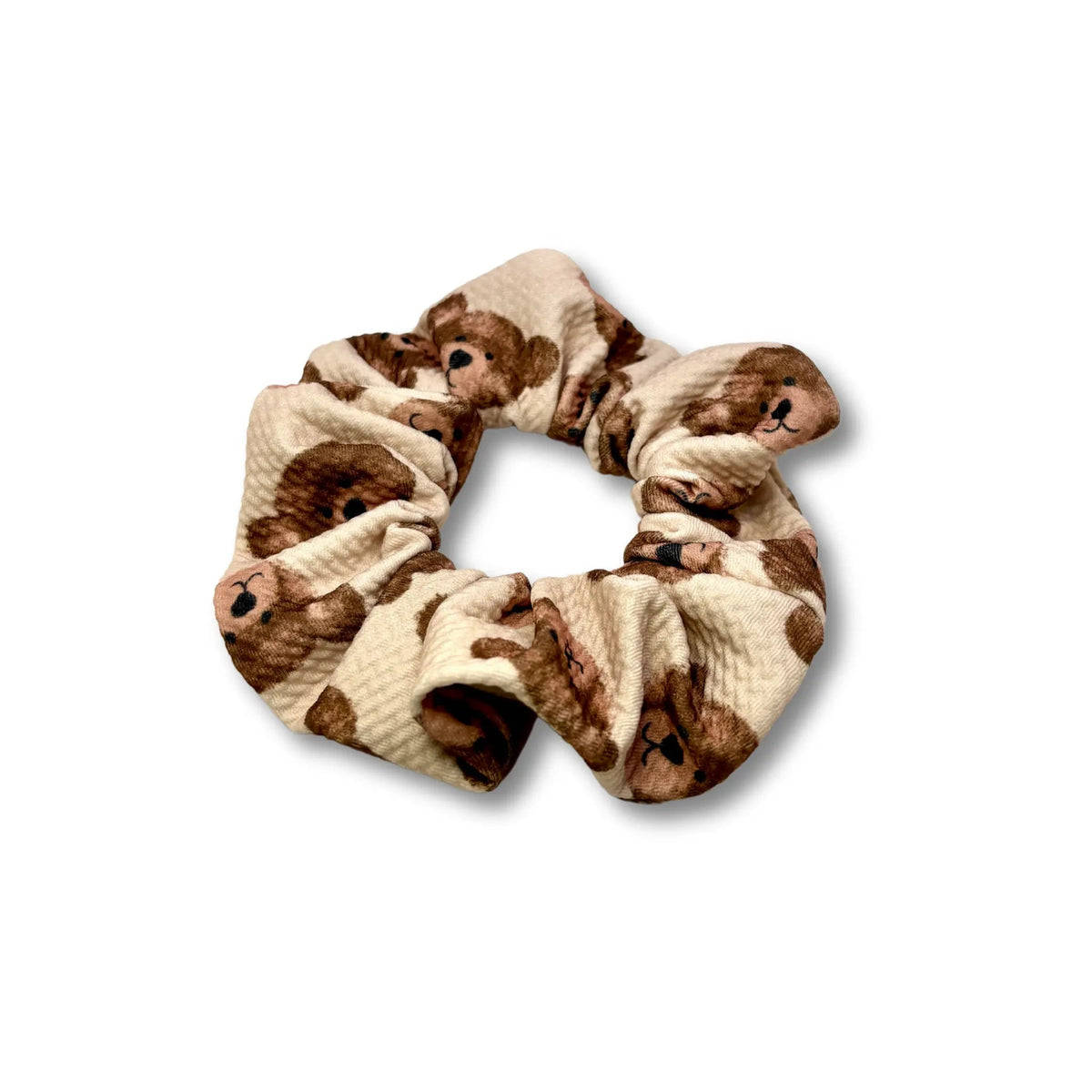 Mini Teddy Bear Bullet Scrunchie