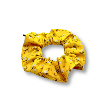 Mini Glitter Bees Scrunchie
