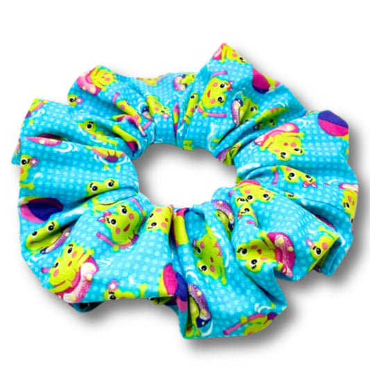 Swimming Frogs Summer Scrunchie