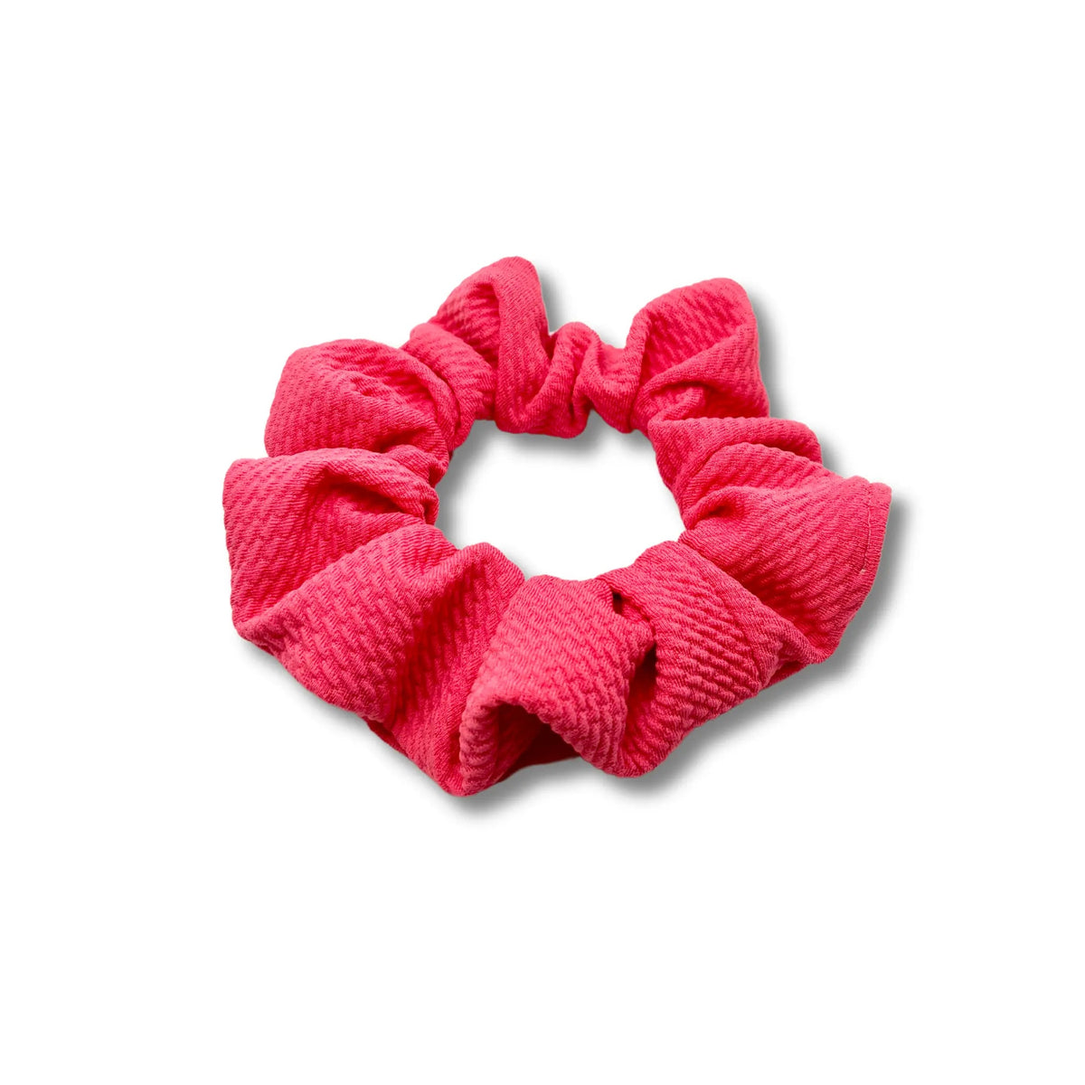 Mini Dark Coral Summer Bullet Scrunchie