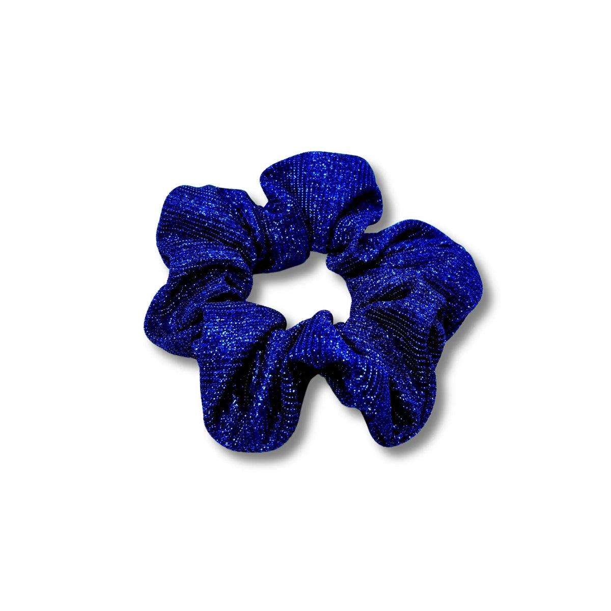 Mini Royal Blue Sparkle Scrunchie
