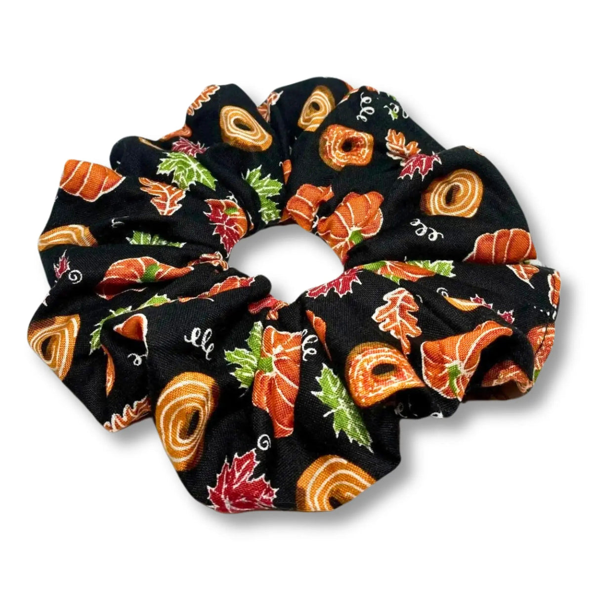Pumpkin Donut Fall Scrunchie