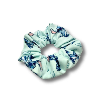 Mini Blue Stitch Scrunchie