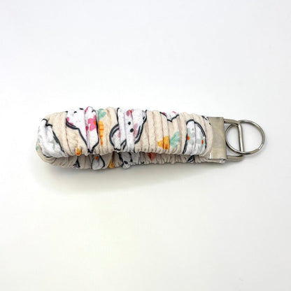Floral Peep Easter Scrunchie Wristlet