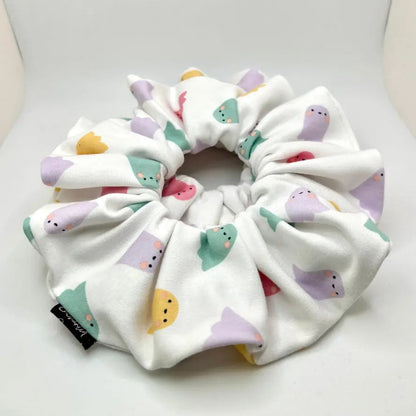 Pastel Ghosts Halloween Scrunchie
