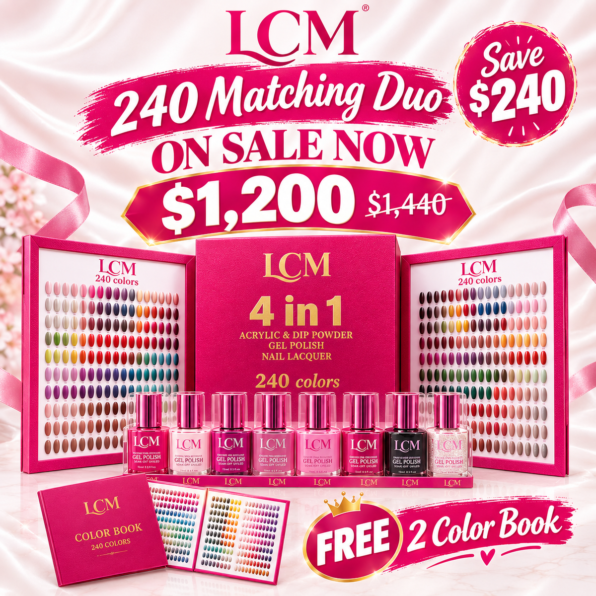 LCM HEMA & TPO FREE COLLECTION - 240 COLORS