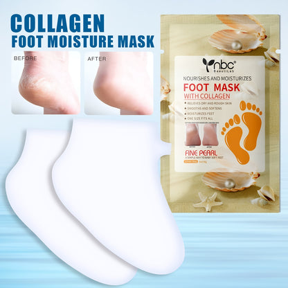 NBC COLLAGEN MOISTURE FOOT MASK - FINE PEARL