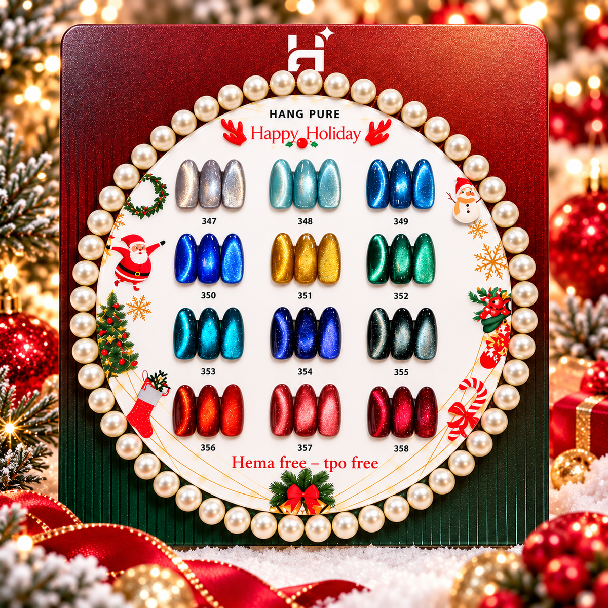 HAPPY HOLIDAY CAT EYE COLLECTION - 12 COLORS