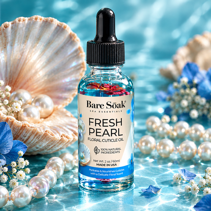 BARE SOAK CUTICLE OIL 2OZ. - FRESH PEARL