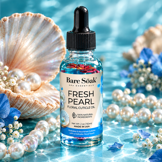 BARE SOAK CUTICLE OIL 2OZ. - FRESH PEARL