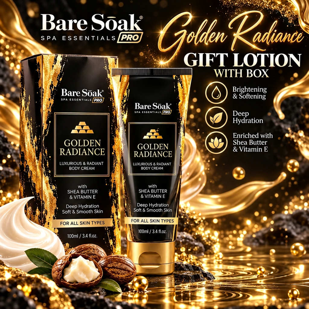 BARE SOAK GIFT LOTION WITH BOX 3.4OZ. (50-TUBE/CASE)