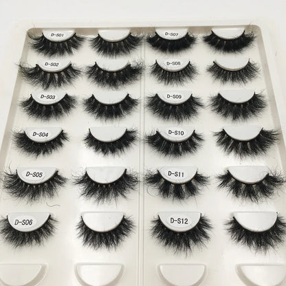 Fluffy Lashes 3d Mink Lashes 100% Cruelty Free Lashes Handmade Reusable Short Natural Eyelashes Maquillaje Eyelashes Mink
