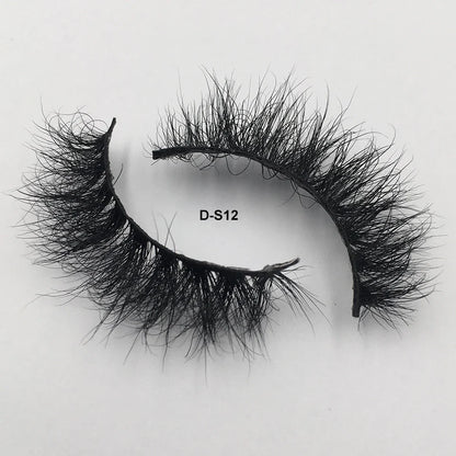 Fluffy Lashes 3d Mink Lashes 100% Cruelty Free Lashes Handmade Reusable Short Natural Eyelashes Maquillaje Eyelashes Mink