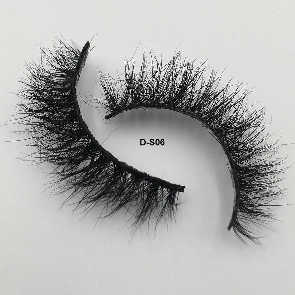 Fluffy Lashes 3d Mink Lashes 100% Cruelty Free Lashes Handmade Reusable Short Natural Eyelashes Maquillaje Eyelashes Mink