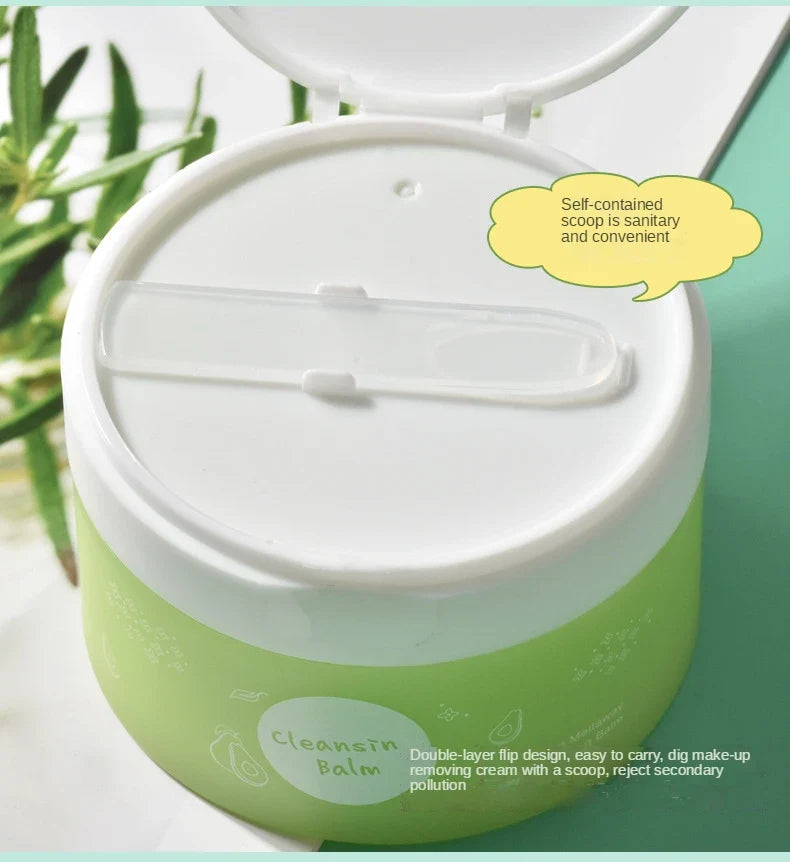 New Product Vegetable Oil Peach Makeup Remover Cleansing Ice Cream with A Gentle Texture and No Tightness Makeup Remover Balm