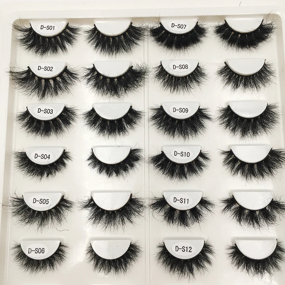 Fluffy Lashes 3d Mink Lashes 100% Cruelty Free Lashes Handmade Reusable Short Natural Eyelashes Maquillaje Eyelashes Mink