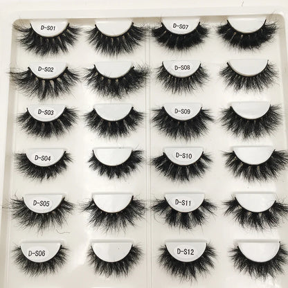 Fluffy Lashes 3d Mink Lashes 100% Cruelty Free Lashes Handmade Reusable Short Natural Eyelashes Maquillaje Eyelashes Mink
