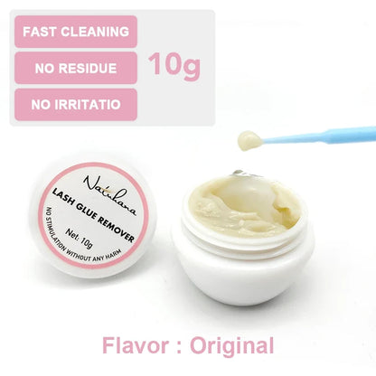 NATUHANA Eyelash Glue Remover Quick Unloading Adhesive Professional Cream Remover for Eyeslashes Makeup Tools