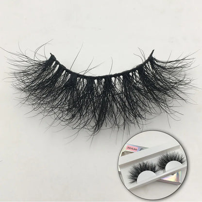 RED SIREN Fluffy Mink Lashes Short Messy Wispy Natural Eyelashes 10mm-18mm Hamdmade Real 3D Mink Eyelashes Makeup False Lashes