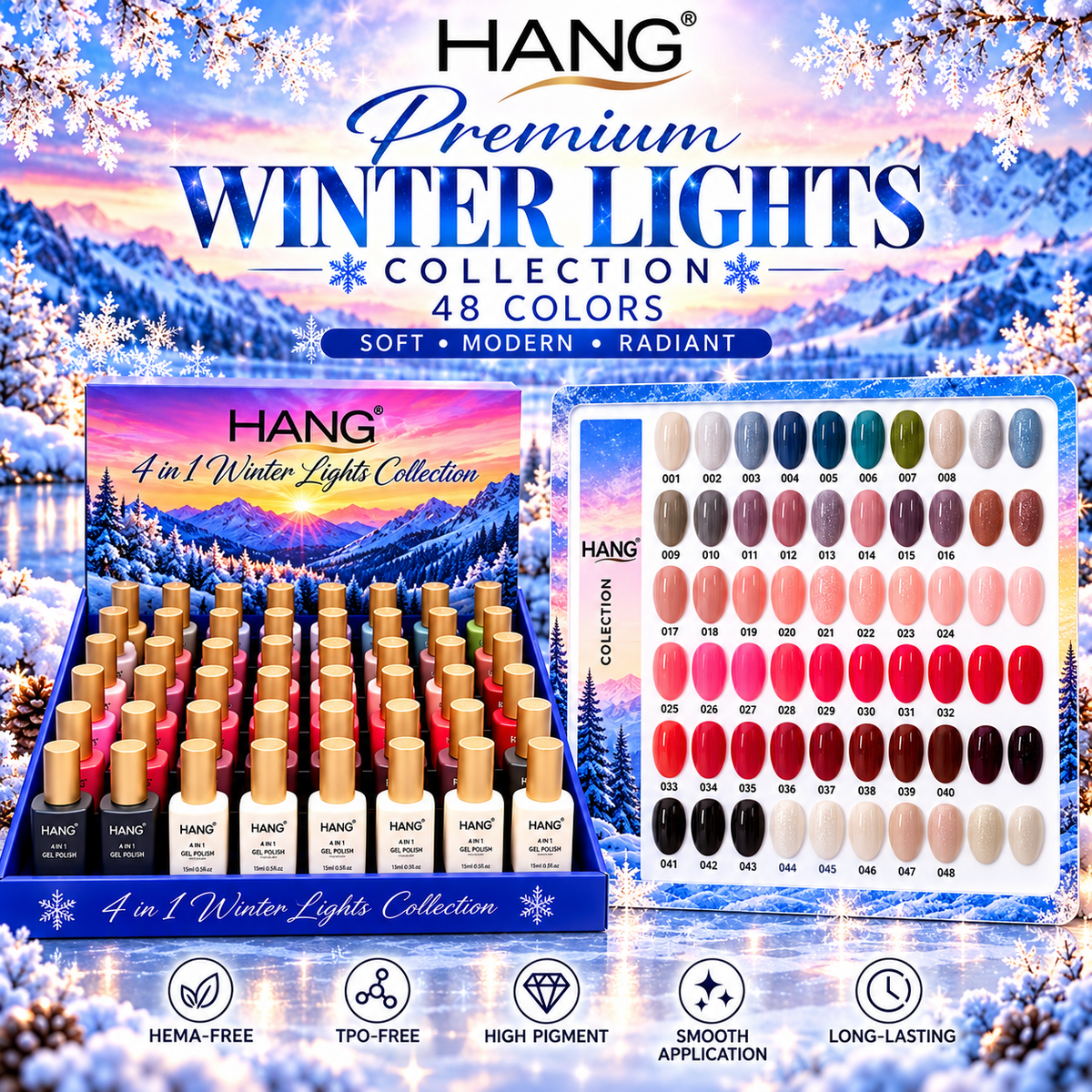 HANG PREMIUM WINTER LIGHT COLLECTION - 48 COLORS