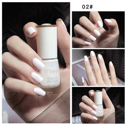 Nail Art Tearable Quick Dry Normal Without Lamp Nail Polish Glitter Sequins UV Varnish Matte Waterproof No-bake Nail Polish