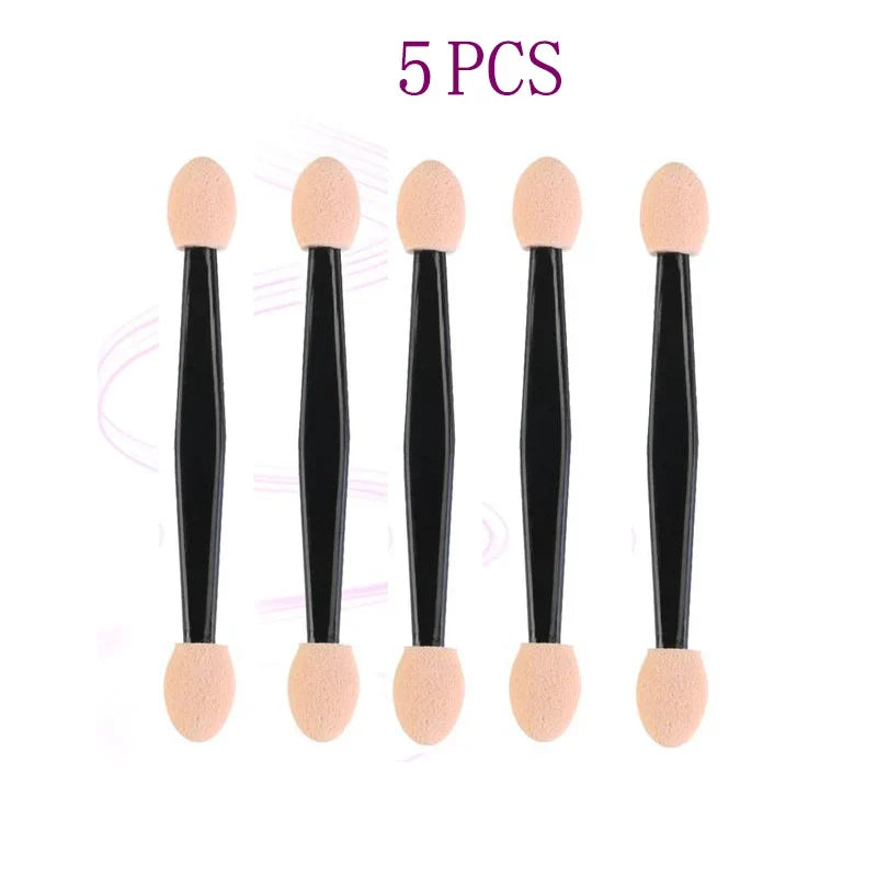 5/30/50/100PCS Eyeshadow Brush Dual Sided Sponge Nylon Sets Make up Eye Shadow Brushes For Cosmetic Applicator Makeup Tools Hot