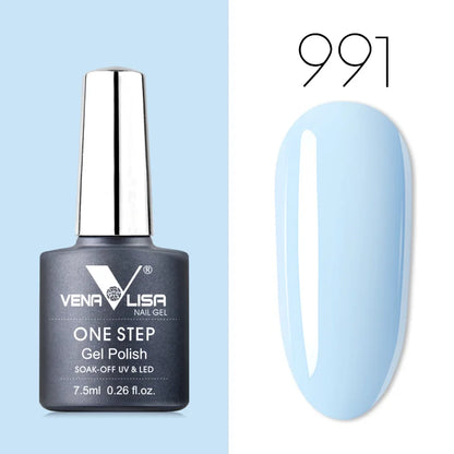VENALISA 3-in-1 UV Gel Polish One-Step Gel Lacquer Organic Soak off Nail Art Varnish for LED/UV Light New Arrival Nail Salon