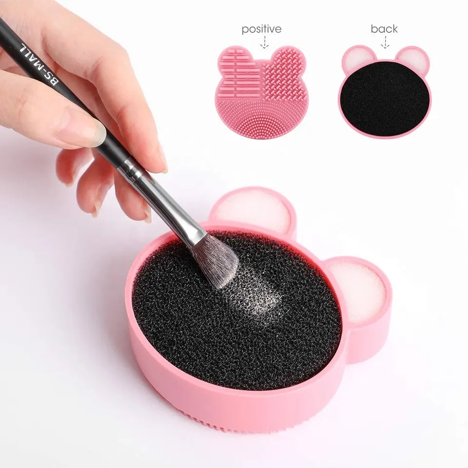 Multi Function make up brush cleaner tool High quality silicone make up brush cleaner and dryer holder for make up brushes set