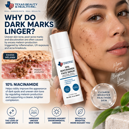 10% Niacinamide Serum for Glowing, Pore-Minimized Skin | Hydrating Face Serum with Hyaluronic Acid