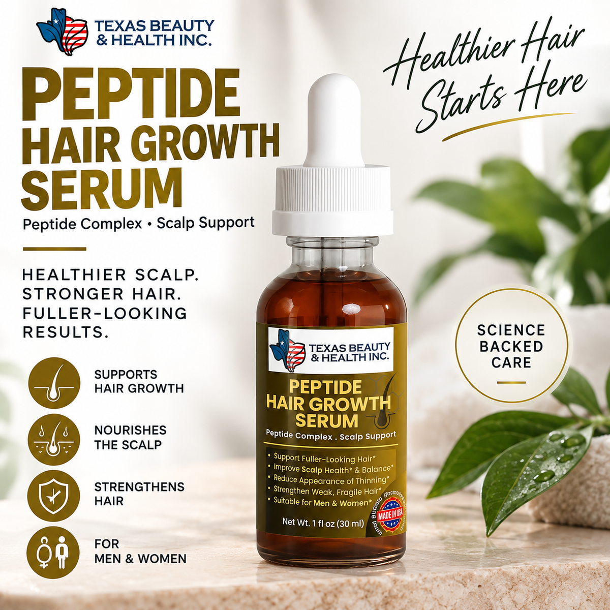 Peptide Hair Growth Serum