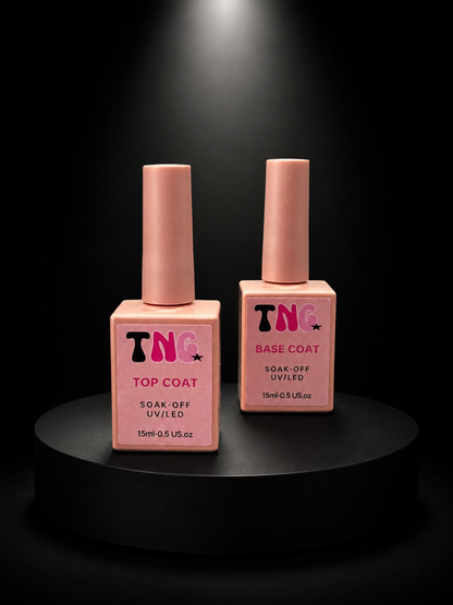 15ml HEMA/TPO-Free High Gloss Top & Base Coat Gel | thenailgoatco