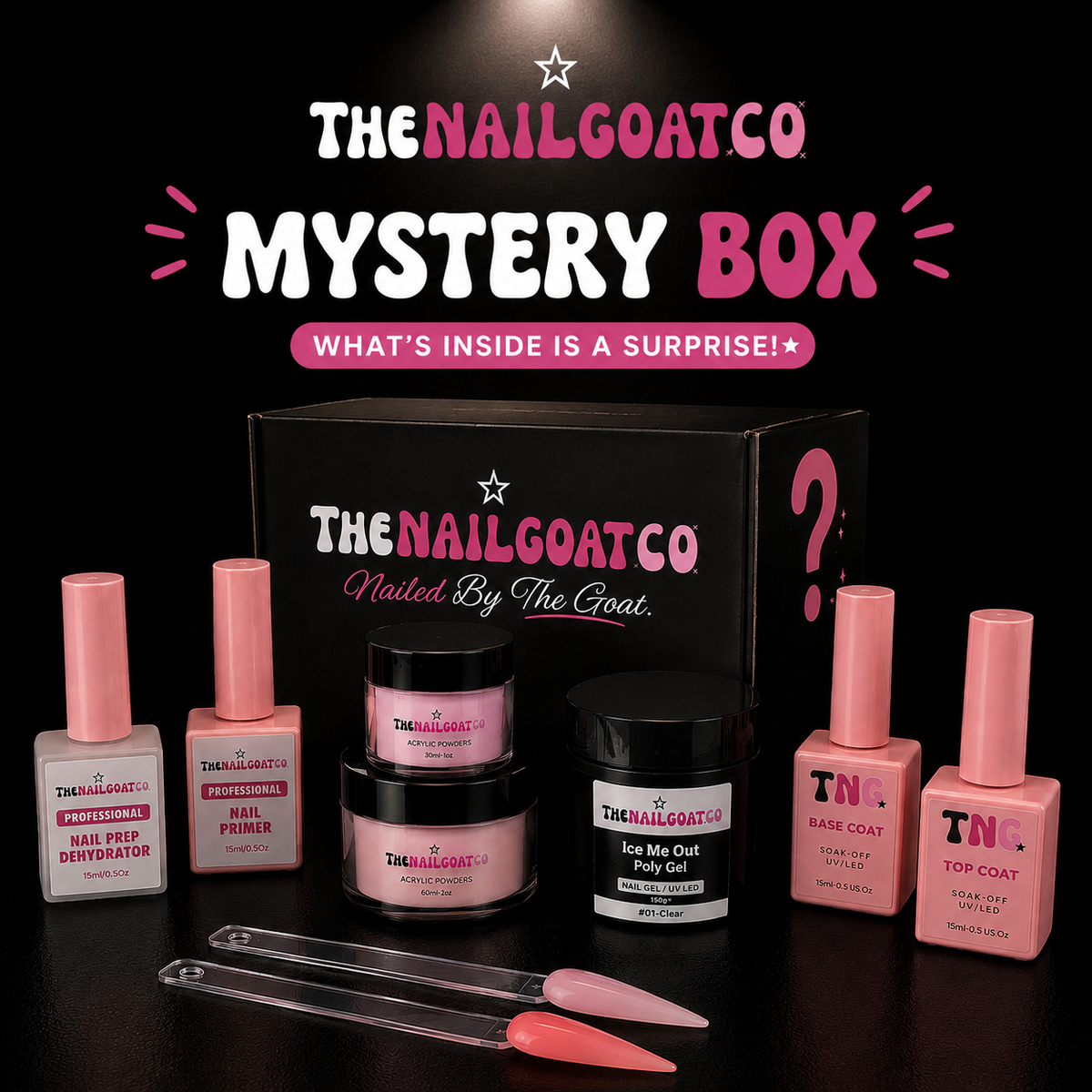 TheNailGoatCo nail product Mystery Boxes for nail professional