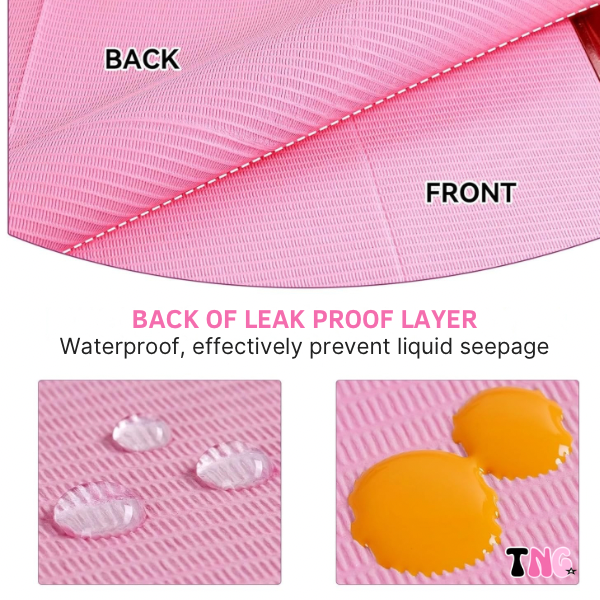 TheNailGoatCo 50PC Disposable Dental Bibs for Nail Professionals