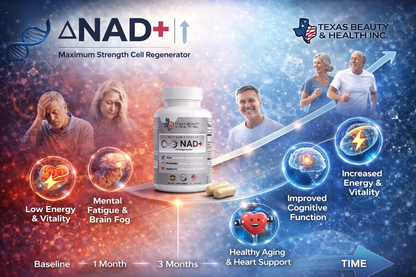 NAD+ Supplement – Cellular Energy & Daily Wellness Support | With Resveratrol & Quercetin | Made in USA
