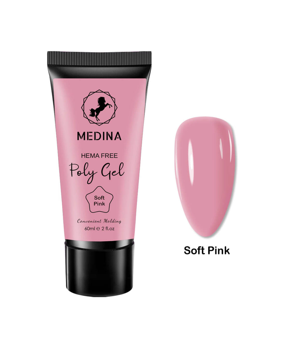 Medina - Polygel Soft Pink 2oz