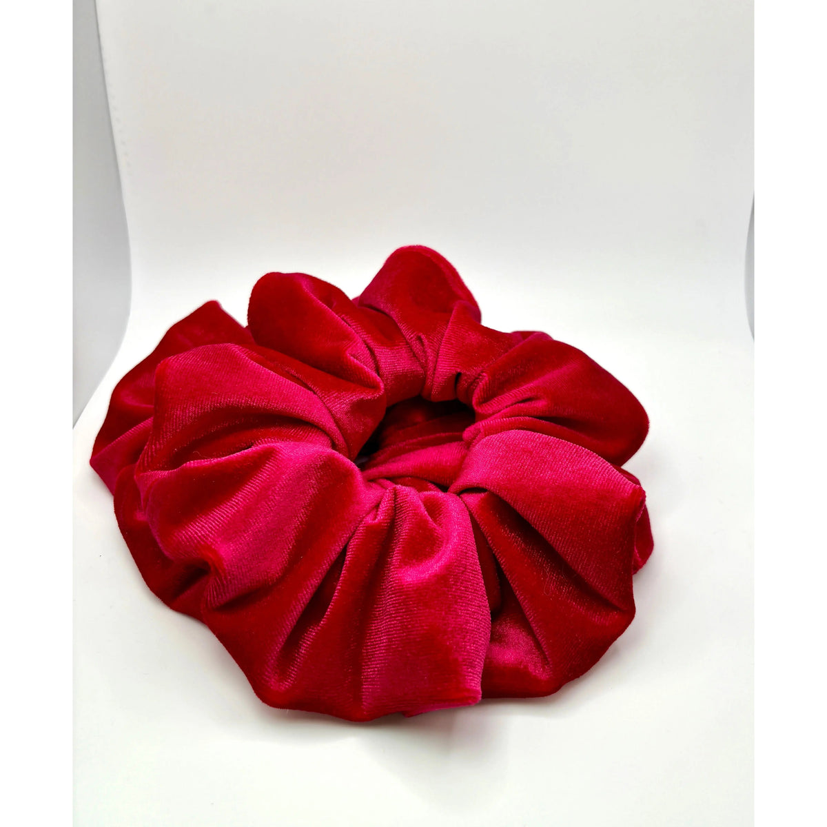 Cherry Velvet Scrunchie