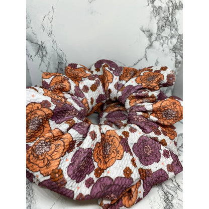 Floral Fall Bullet Scrunchie