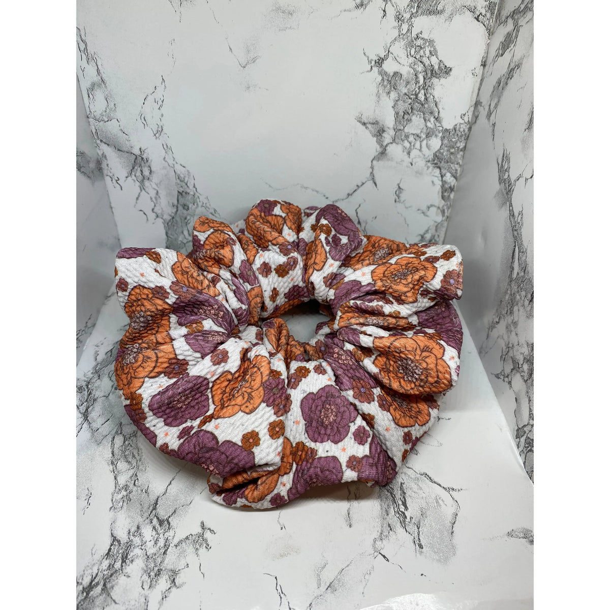 Floral Fall Bullet Scrunchie